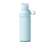 Recycled stainless steel double-opening bottle, 500 ml colour light blue