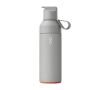Recycled stainless steel double-opening bottle, 500 ml colour grey