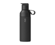 Recycled stainless steel double-opening bottle, 500 ml colour black