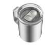 Recycled stainless steel double-wall insulated mug, 350 ml colour light grey