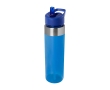 Tritan water bottle with flip spout, 650 ml colour blue