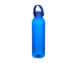 Recycled plastic bottle, silicone carry handle, 630ml colour royal blue