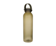 Recycled plastic bottle, silicone carry handle, 630ml colour dark green