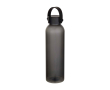 Recycled plastic bottle, silicone carry handle, 630ml colour black
