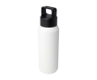 Recycled stainless steel bottle, suitable for carbonated drinks, 600ml colour white