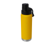 Eco double-wall bottle, anti-leak screw lid, 700ml colour dark yellow