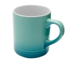 Ceramic mug with gradient colour effect, 330 ml colour turquoise