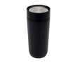 Stainless steel thermal tumbler with push-button opening, 350 ml colour black