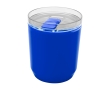 Recycled plastic thermal tumbler with simple design, 180 ml colour blue