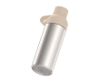 Bottle made from recycled materials with cup, 620 ml, Ocean Bottle colour sand