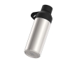 Bottle made from recycled materials with cup, 620 ml, Ocean Bottle colour black