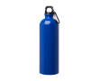 Recycled stainless steel bottle, carabiner, 750ml colour royal blue