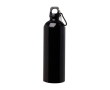 Recycled stainless steel bottle, carabiner, 750ml colour black