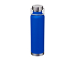 Recycled stainless steel bottle, double wall, screw lid, 650ml colour royal blue
