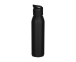 Recycled stainless steel bottle, single wall, 650ml colour black