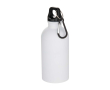 Recycled stainless steel bottle, matte finish, single wall, 400ml colour white