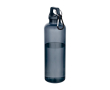 Durable, lightweight recycled plastic bottle with carabiner 750ml colour bondi blue