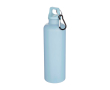 Durable lightweight recycled plastic bottle with carabiner 750ml colour light blue
