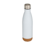 Double-wall stainless steel bottle, cork base, 500ml colour white