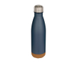 Double-wall stainless steel bottle, cork base, 500ml colour bondi blue