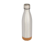 Double-wall stainless steel bottle, cork base, 500ml colour matt silver