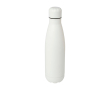 Recycled stainless steel water bottle with cap 750ml colour white
