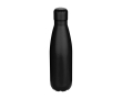 Recycled stainless steel water bottle with cap 750ml colour black