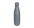 Recycled stainless steel water bottle with cap 750ml colour taupe grey