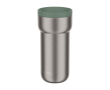 Thermal travel mug, stainless steel, 375ml, Mepal Ellipse colour green