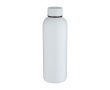 Recycled stainless steel bottle with matte finish 750ml colour white