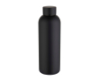 Recycled stainless steel bottle with matte finish 750ml colour black