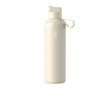 Recycled stainless steel bottle with straw 710ml Ocean Bottle colour sand