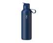 Recycled stainless steel bottle with straw 710ml Ocean Bottle colour navy-blue