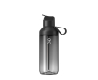 Transparent bottle with straw and flip lid 710ml Ocean Bottle colour black