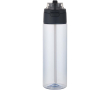 Bottle with integrated straw and leakproof push-button lid 700ml colour bondi blue