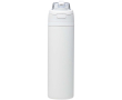 Single-wall bottle with flip-up straw and matte finish 800ml colour white