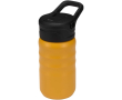 350ml sports bottle with leakproof flip straw colour yellow