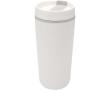 Double-wall thermal tumbler with screw lid included 480ml colour white
