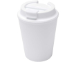 Double-wall thermal tumbler with leakproof screw lid 300ml colour white