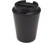 Double-wall thermal tumbler with leakproof screw lid 300ml colour black