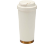 Matte double-wall stainless steel thermal tumbler 480ml colour beige