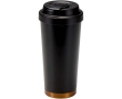 Matte double-wall stainless steel thermal tumbler 480ml colour black