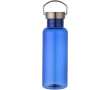 Water bottle with screw cap and stainless steel handle 600ml colour royal blue