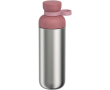 Recycled stainless steel bottle with double opening 700ml Mepal colour pink