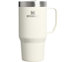 Stainless steel thermal mug with splash-resistant lid 710ml Stanley colour beige