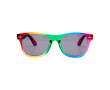 Retro sunglasses, rainbow colours, UV400 protection colour multicolour