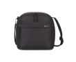 Portable recycled cooler bag, 9-can capacity colour black