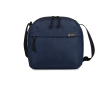 Portable recycled cooler bag, 9-can capacity colour navy-blue