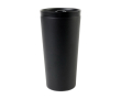 Recycled stainless steel thermal tumbler, vacuum insulation, 500ml colour black