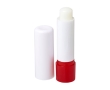 Colourful tube lip balm colour white